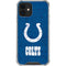 NFL Indianapolis Colts Distressed iPhone 12 Mini Clear Case