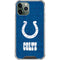 NFL Indianapolis Colts Distressed iPhone 12 Pro Clear Case