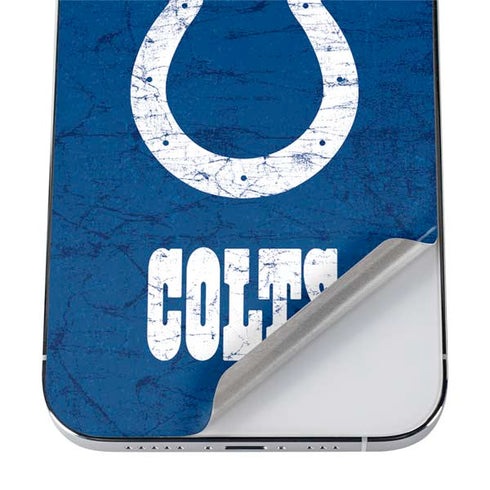 NFL Indianapolis Colts Distressed iPhone 12 Pro Max Skin