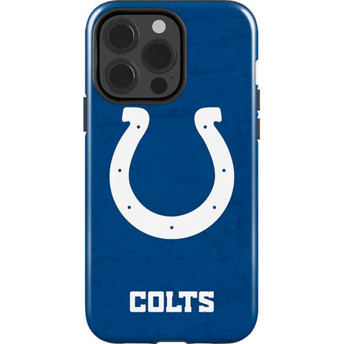 NFL Indianapolis Colts Distressed iPhone 13 Pro Impact Case