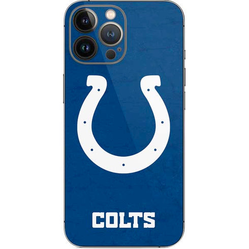 NFL Indianapolis Colts Distressed iPhone 13 Pro Max Skin