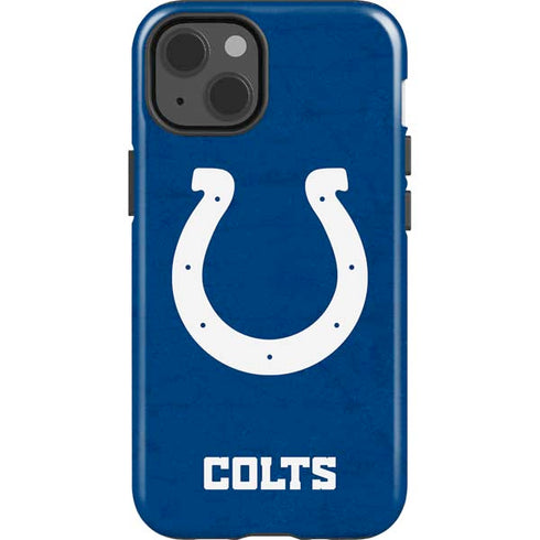 NFL Indianapolis Colts Distressed iPhone 15 Impact Case