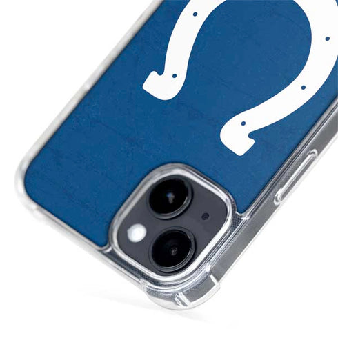 NFL Indianapolis Colts Distressed iPhone 15 Plus MagSafe Case
