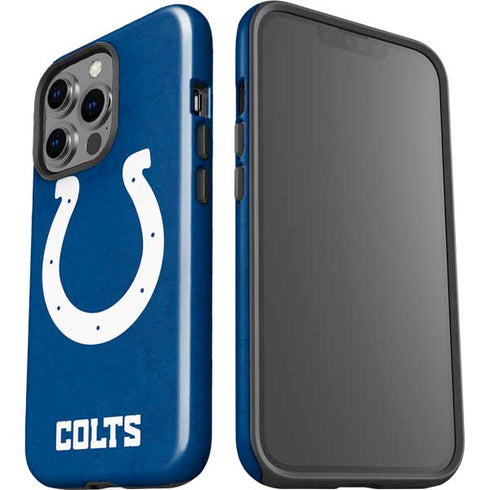 NFL Indianapolis Colts Distressed iPhone 15 Pro Impact Case