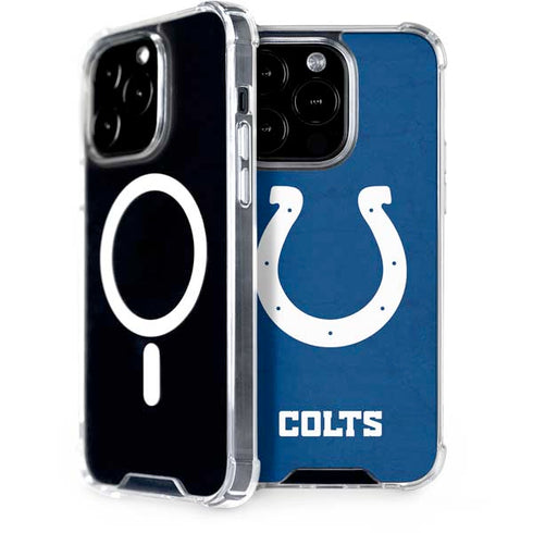 NFL Indianapolis Colts Distressed iPhone 14 Pro MagSafe Case