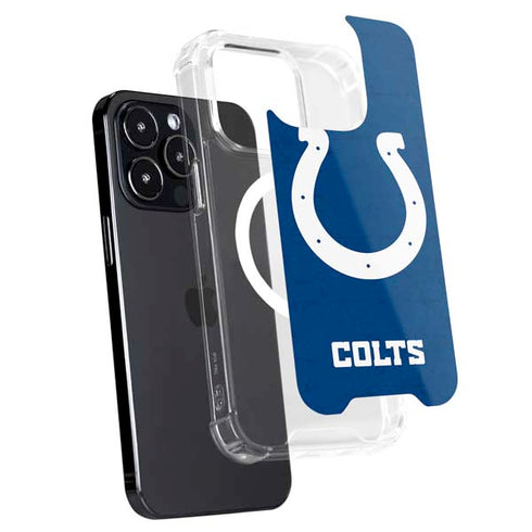 NFL Indianapolis Colts Distressed iPhone 15 Pro MagSafe Case