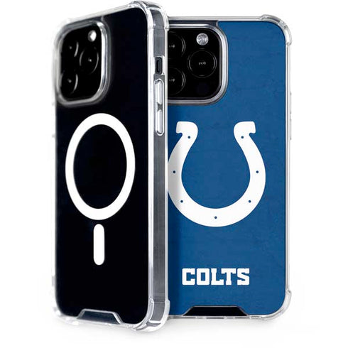 NFL Indianapolis Colts Distressed iPhone 14 Pro Max MagSafe Case
