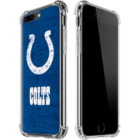 NFL Indianapolis Colts Distressed iPhone 7/8 Plus Clear Case
