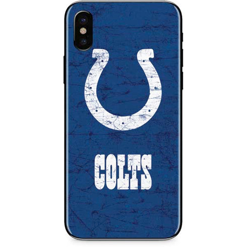 NFL Indianapolis Colts Distressed iPhone XS Skin