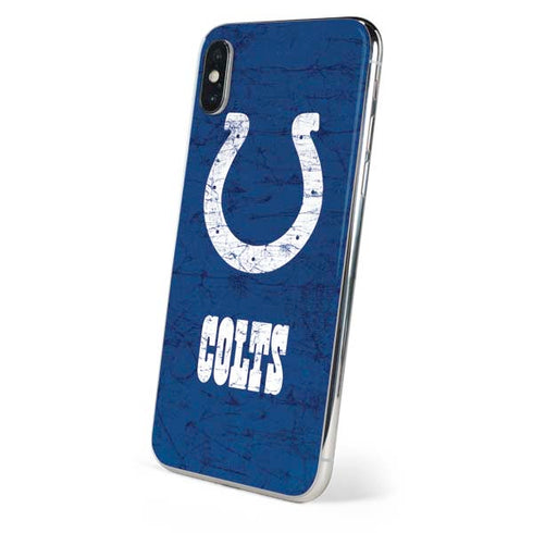 NFL Indianapolis Colts Distressed iPhone XS Skin