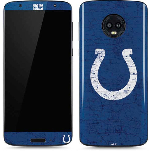NFL Indianapolis Colts Distressed Moto G6 Skin
