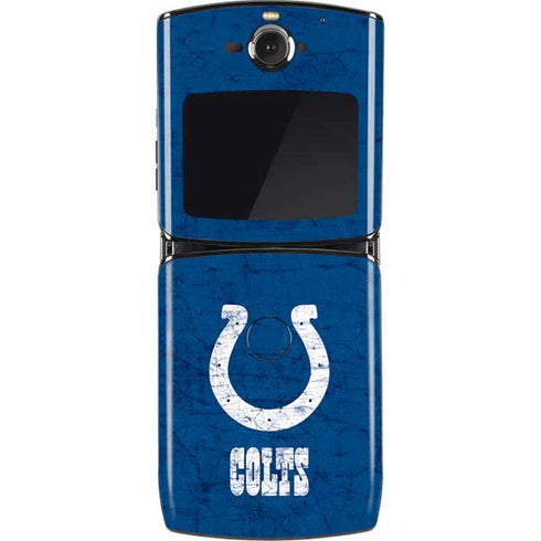 NFL Indianapolis Colts Distressed Motorola RAZR Skin