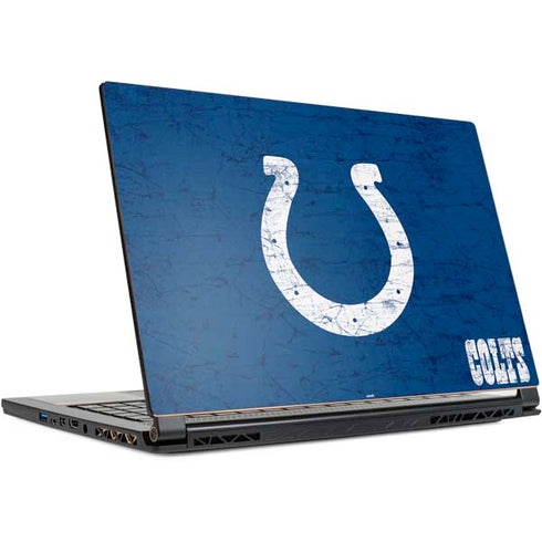 NFL Indianapolis Colts Distressed MSI GS65 Stealth Laptop Skin