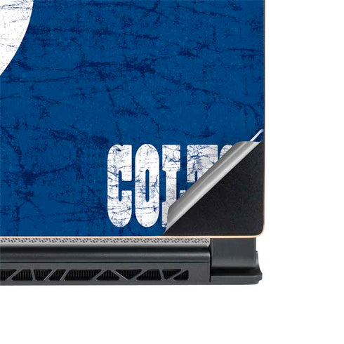 NFL Indianapolis Colts Distressed MSI GS65 Stealth Laptop Skin