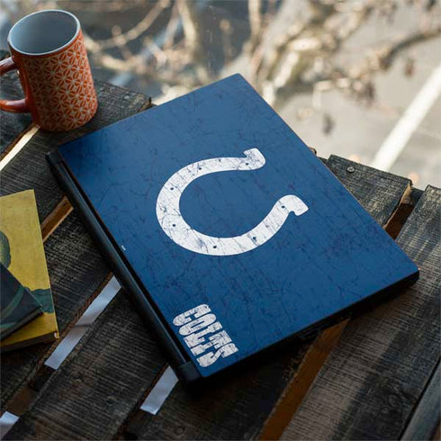 NFL Indianapolis Colts Distressed MSI GS65 Stealth Laptop Skin