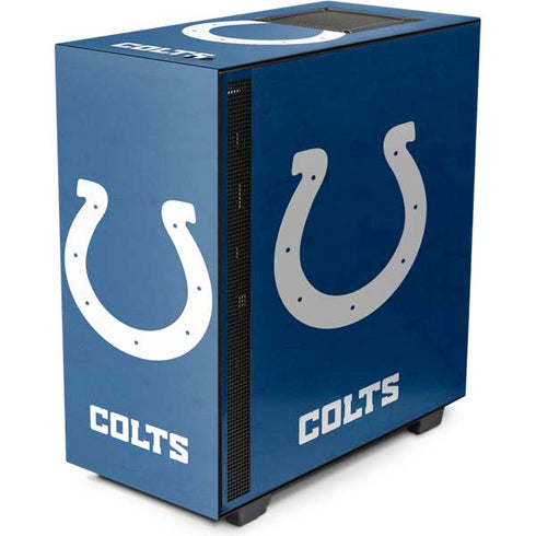 NFL Indianapolis Colts Distressed NZXT H510 Compact ATX Mid-Tower Case Skin
