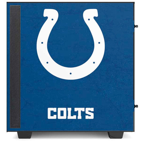 NFL Indianapolis Colts Distressed NZXT H510 Compact ATX Mid-Tower Case Skin