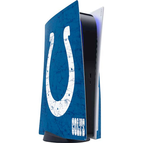 NFL Indianapolis Colts Distressed PS5 Console Skin