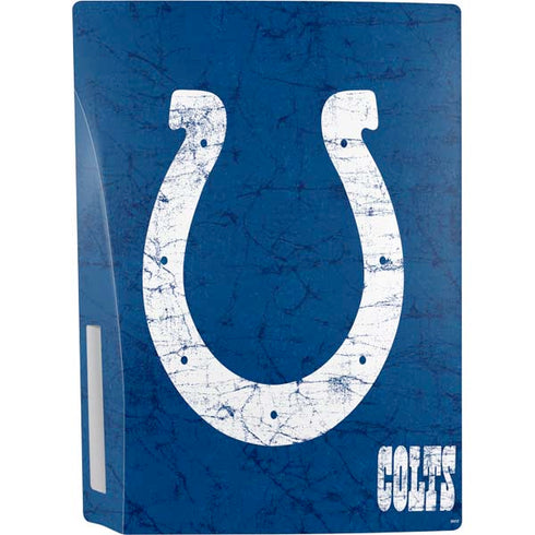 NFL Indianapolis Colts Distressed PS5 Console Skin
