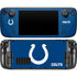 NFL Indianapolis Colts Distressed Steam Deck Handheld Gaming Computer Skin