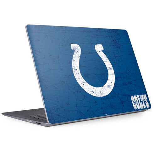 NFL Indianapolis Colts Distressed Surface Laptop 2 Skin