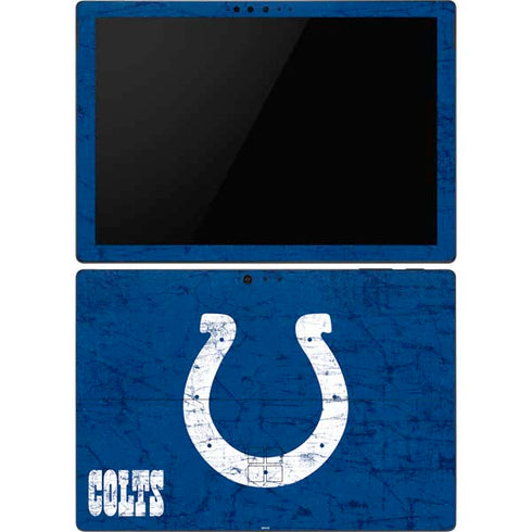 NFL Indianapolis Colts Distressed Surface Pro 6 Skin