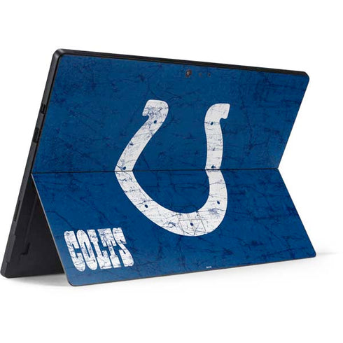NFL Indianapolis Colts Distressed Surface Pro 6 Skin