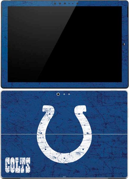 NFL Indianapolis Colts Distressed Surface Pro (2017) Skin