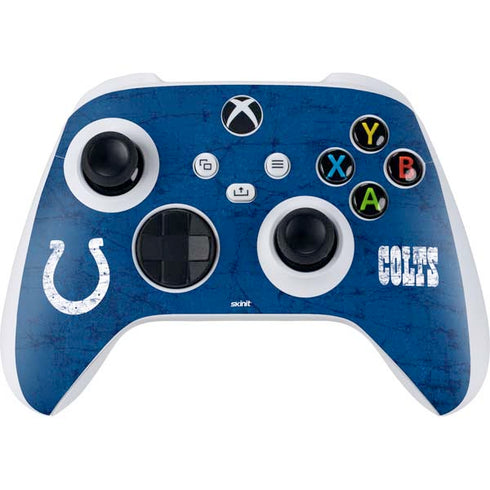 NFL Indianapolis Colts Distressed Xbox Series S Controller Skin