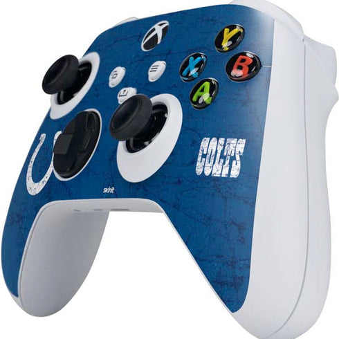 NFL Indianapolis Colts Distressed Xbox Series S Controller Skin