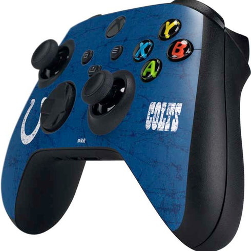 NFL Indianapolis Colts Distressed Xbox Series X Controller Skin