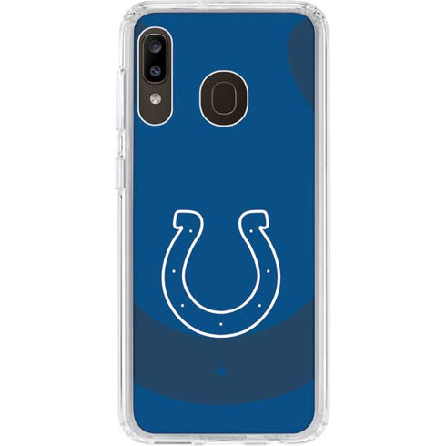 NFL Indianapolis Colts Double Vision Galaxy A20 Clear Case