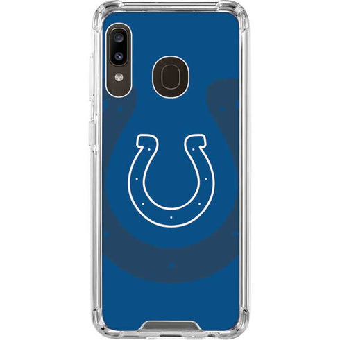 NFL Indianapolis Colts Double Vision Galaxy A30 Clear Case