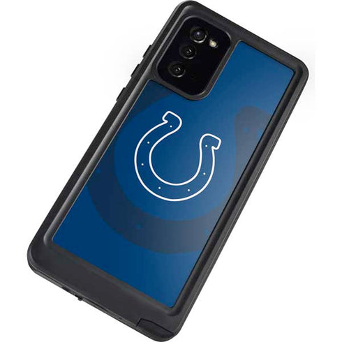 NFL Indianapolis Colts Double Vision Galaxy Note20 5G Waterproof Case