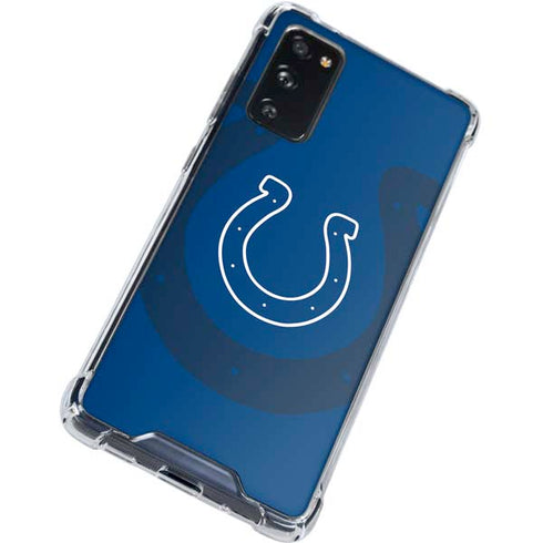 NFL Indianapolis Colts Double Vision Galaxy S20 FE Clear Case