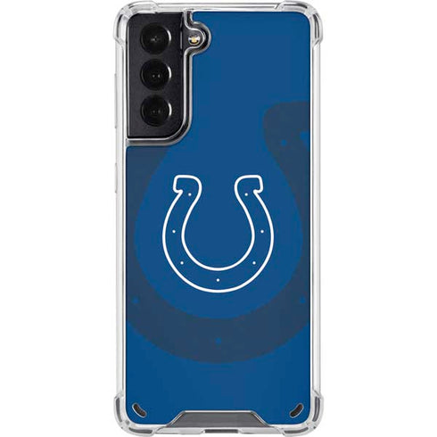 NFL Indianapolis Colts Double Vision Galaxy S21 5G Clear Case