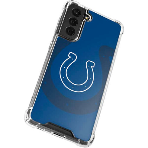 NFL Indianapolis Colts Double Vision Galaxy S21 FE Clear Case
