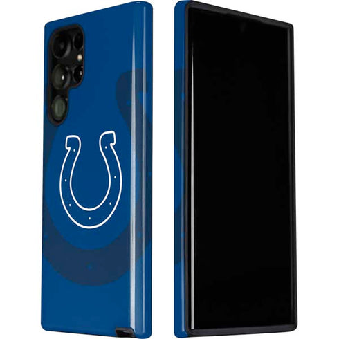 NFL Indianapolis Colts Double Vision Galaxy S22 Ultra Pro Case