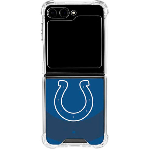 NFL Indianapolis Colts Double Vision Galaxy Z Flip5 5G Clear Case