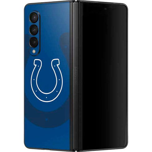 NFL Indianapolis Colts Double Vision Galaxy Z Fold3 5G Skin