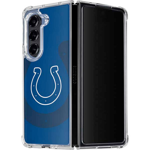 NFL Indianapolis Colts Double Vision Galaxy Z Fold5 5G Clear Case