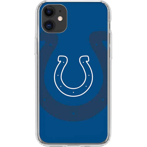 NFL Indianapolis Colts Double Vision iPhone 11 Clear Case