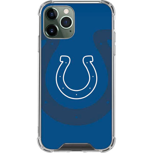 NFL Indianapolis Colts Double Vision iPhone 11 Pro Max Clear Case