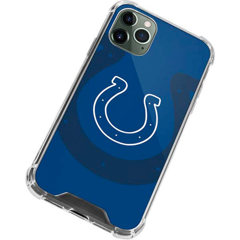 NFL Indianapolis Colts Double Vision iPhone 11 Pro Max Clear Case