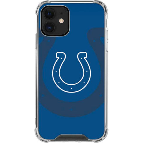 NFL Indianapolis Colts Double Vision iPhone 12 Mini Clear Case