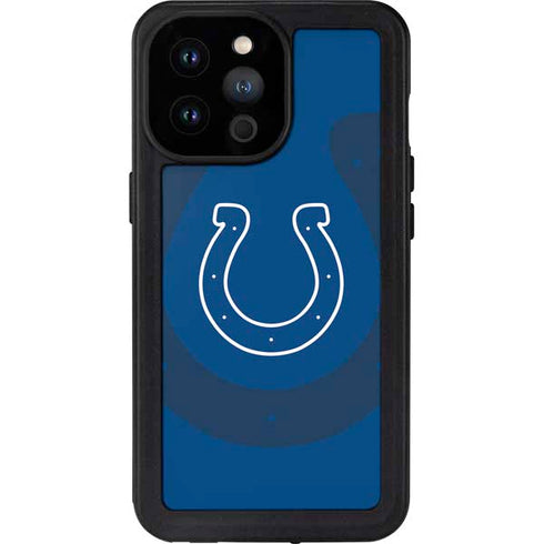 NFL Indianapolis Colts Double Vision iPhone 14 Pro Max Waterproof Case