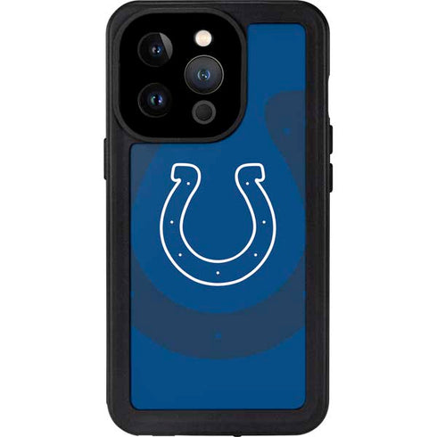 NFL Indianapolis Colts Double Vision iPhone 14 Pro Waterproof Case