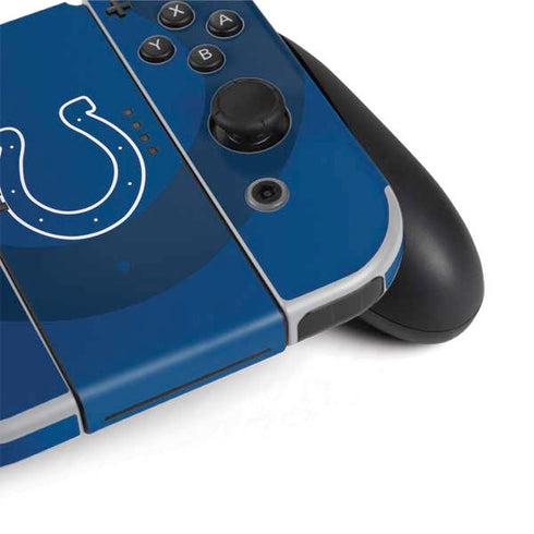 NFL Indianapolis Colts Double Vision Nintendo Switch OLED (2021) Skin