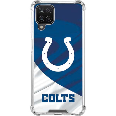 NFL Indianapolis Colts Galaxy A12 Clear Case