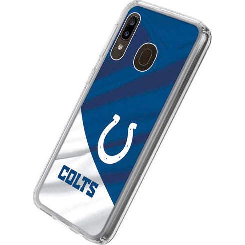 NFL Indianapolis Colts Galaxy A20 Clear Case